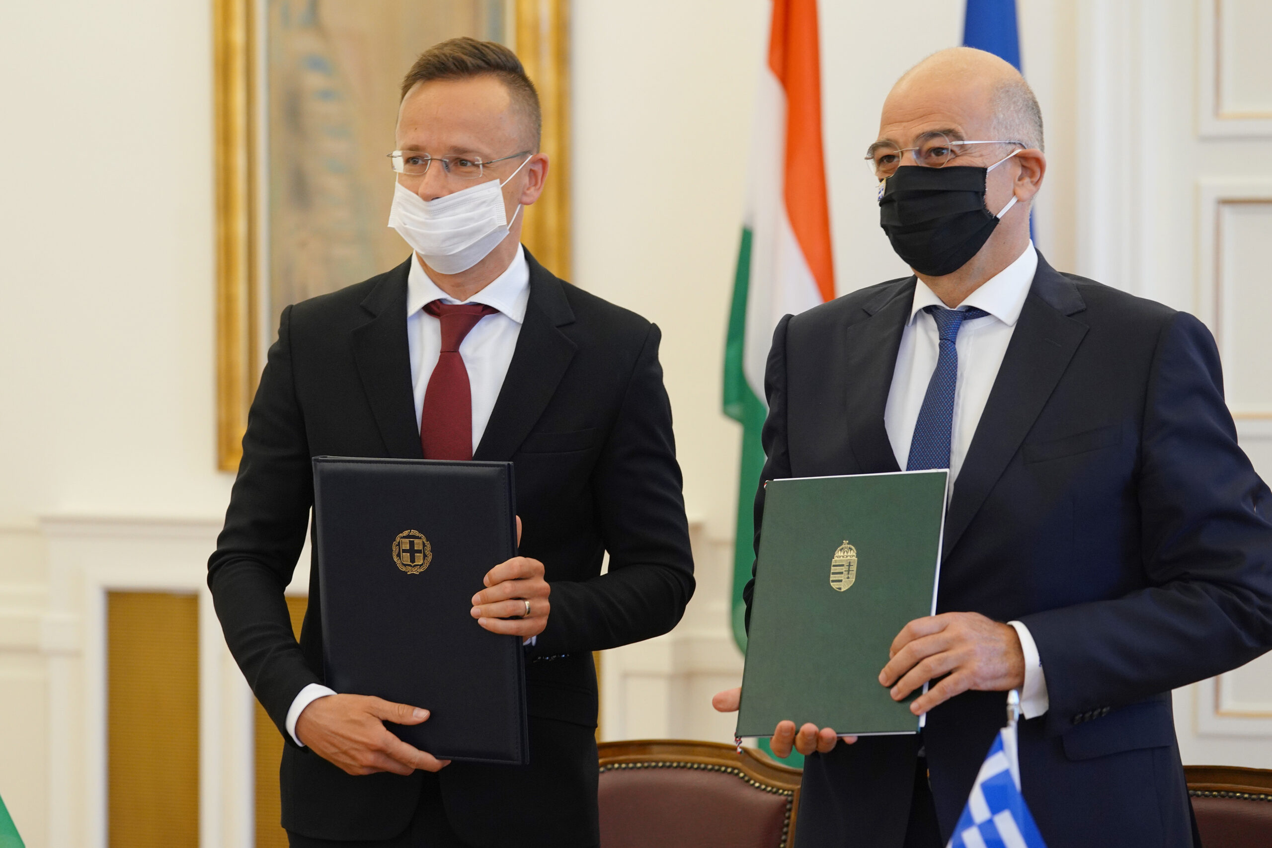 Συνάντηση Υπουργού Εξωτερικών, Νίκου Δένδια, με τον Υπουργό Εξωτερικών της Ουγγαρίας, Peter Szijjarto (Αθήνα, 09.07.2020)