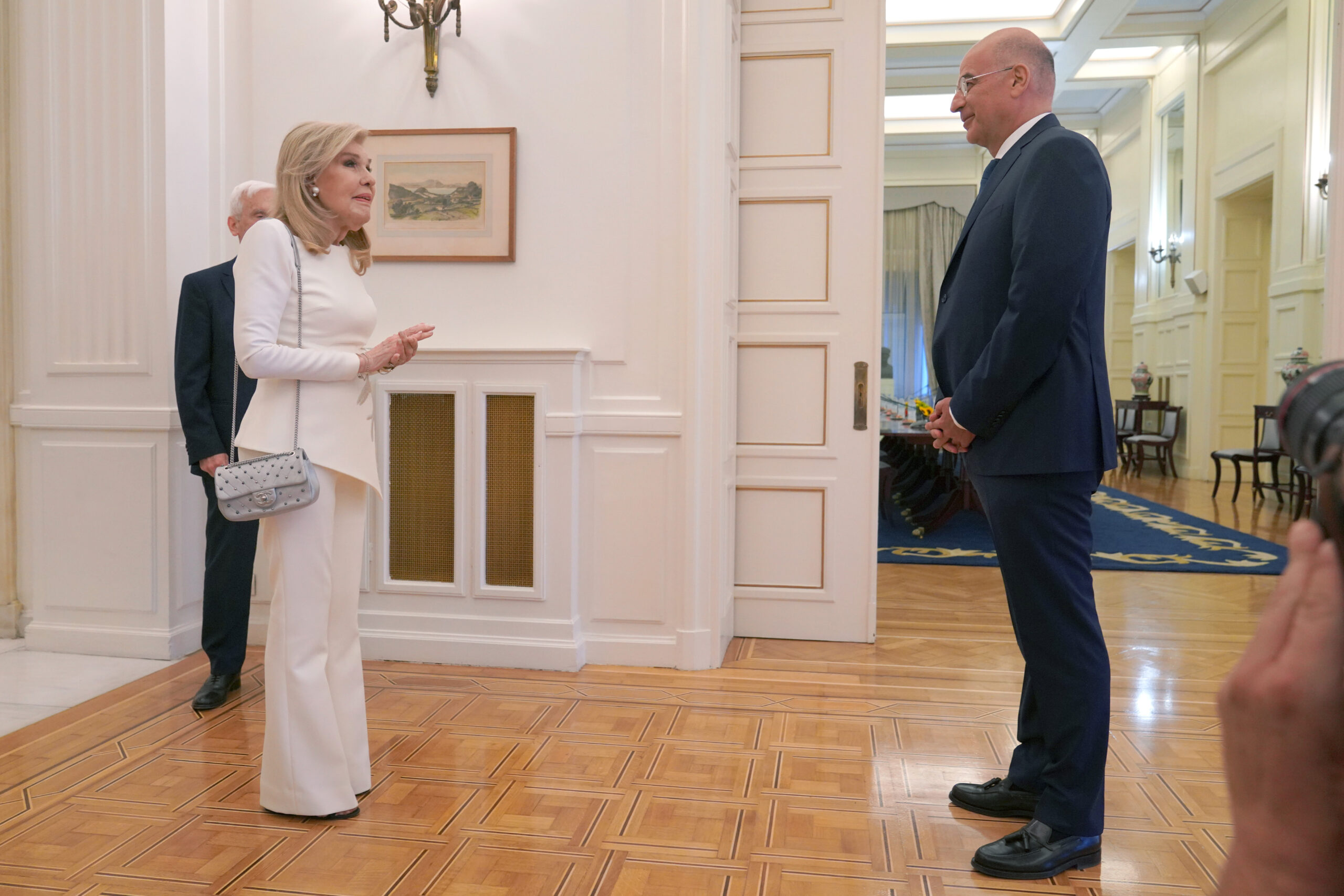 Εκδήλωση προς τιμήν της κας Μαριάννας Βαρδινογιάννη για τη βράβευσή της με το Βραβείο Nelson Rolihlahla Mandela έτους 2020 των Ηνωμένων Εθνών (Αθήνα, 21.07.2020)