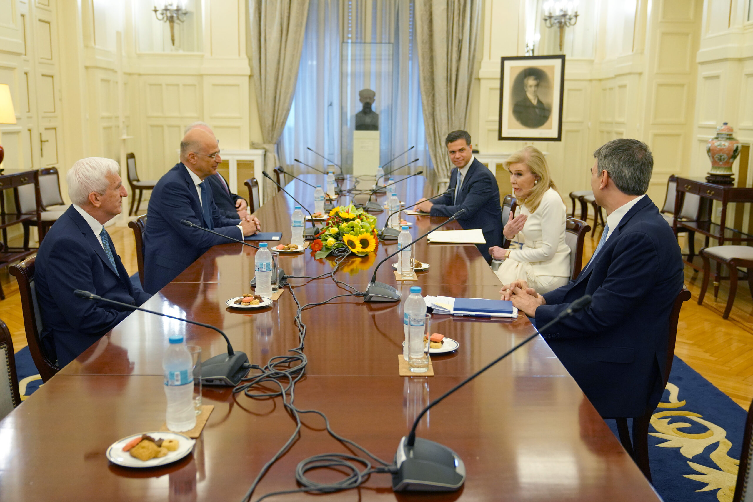 Εκδήλωση προς τιμήν της κας Μαριάννας Βαρδινογιάννη για τη βράβευσή της με το Βραβείο Nelson Rolihlahla Mandela έτους 2020 των Ηνωμένων Εθνών (Αθήνα, 21.07.2020)