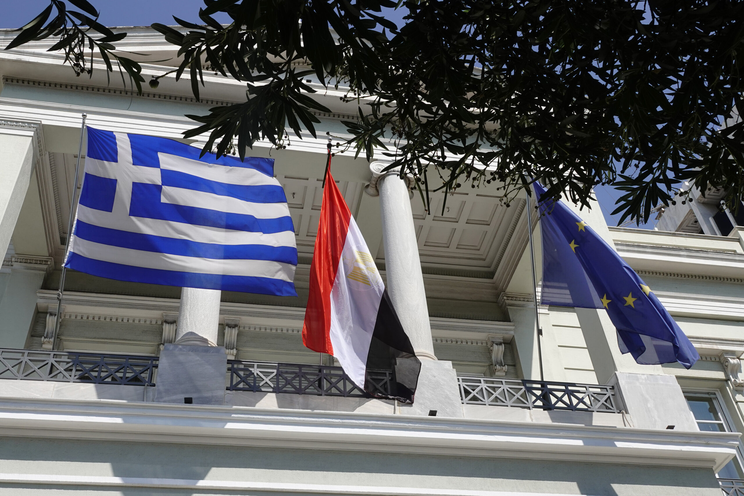 Συνάντηση του Υπουργού Εξωτερικών, κ. Νίκου Δένδια, με τον Υπουργό Εξωτερικών της Αιγύπτου, κ. Sameh Shoukry  (Αθήνα, 15.09.2020)