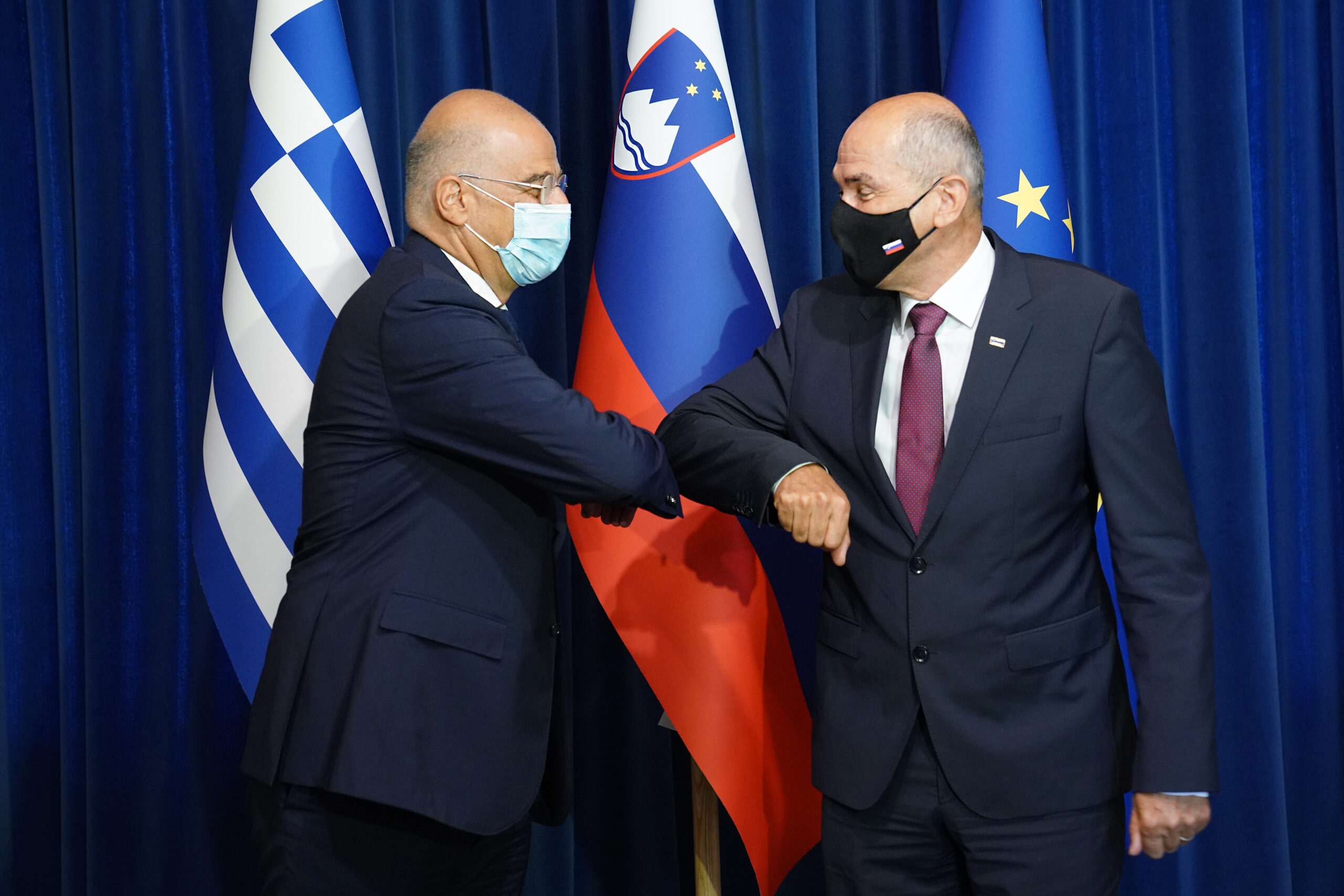 Επίσκεψη Υπουργού Εξωτερικών, Νίκου Δένδια, στη Σλοβενία,  (Λιουμπλιάνα, 18.09.2020)