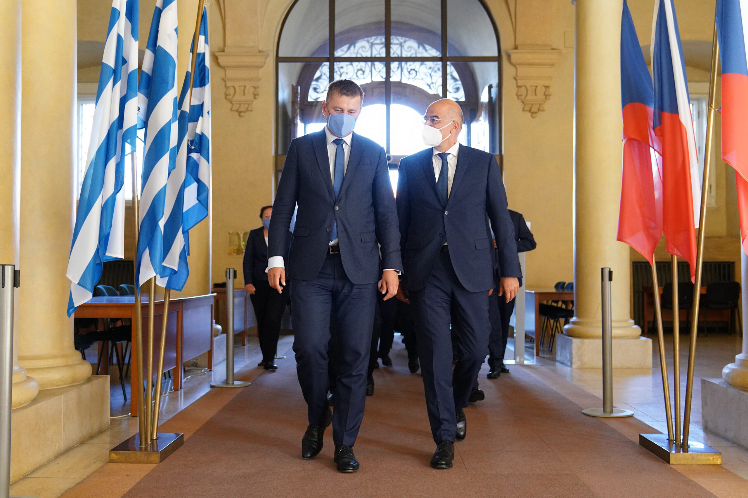 Επίσκεψη Υπουργού Εξωτερικών, Νίκου Δένδια, στην Τσεχία ( Πράγα, 18.09.2020)