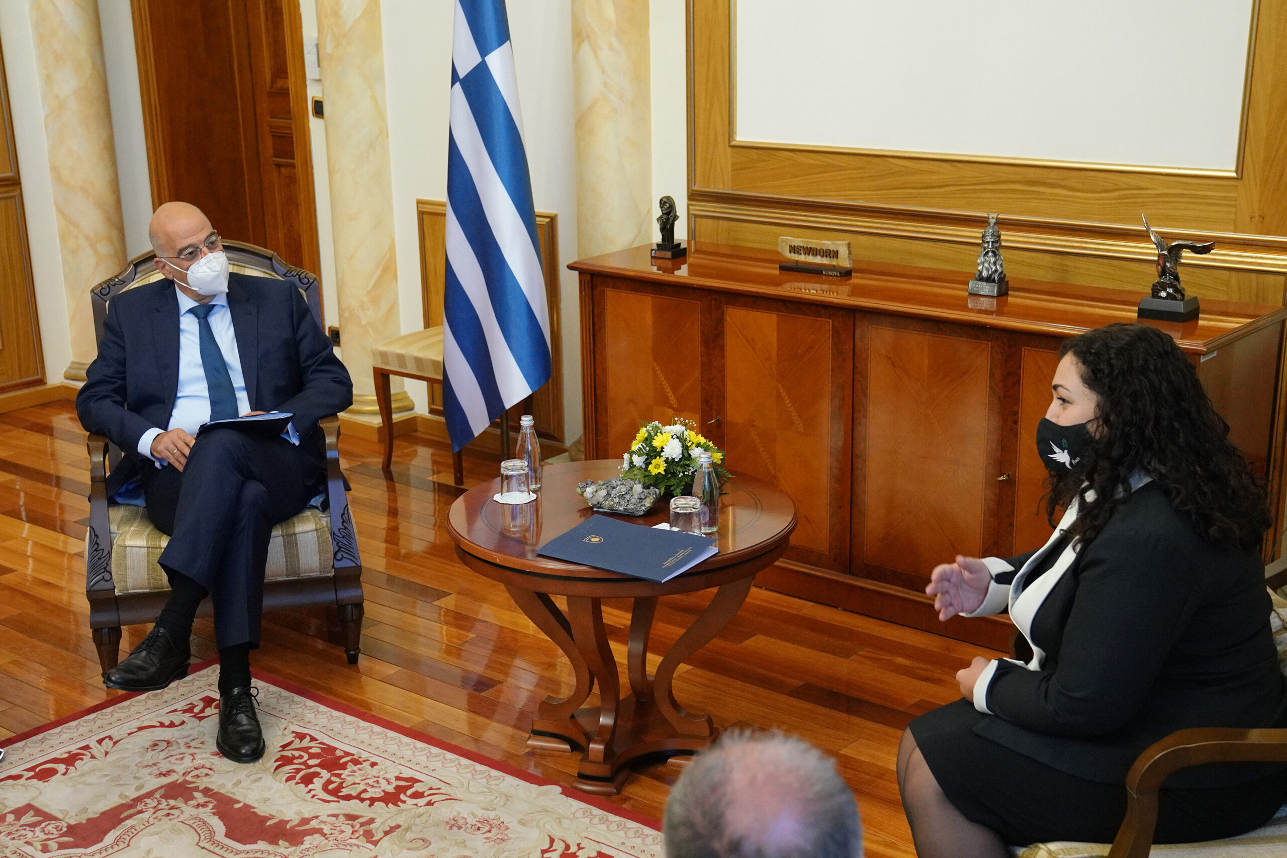 Επίσκεψη Υπουργού Εξωτερικών, Νίκου Δένδια, στην Πρίστινα,   (9.10.2020)