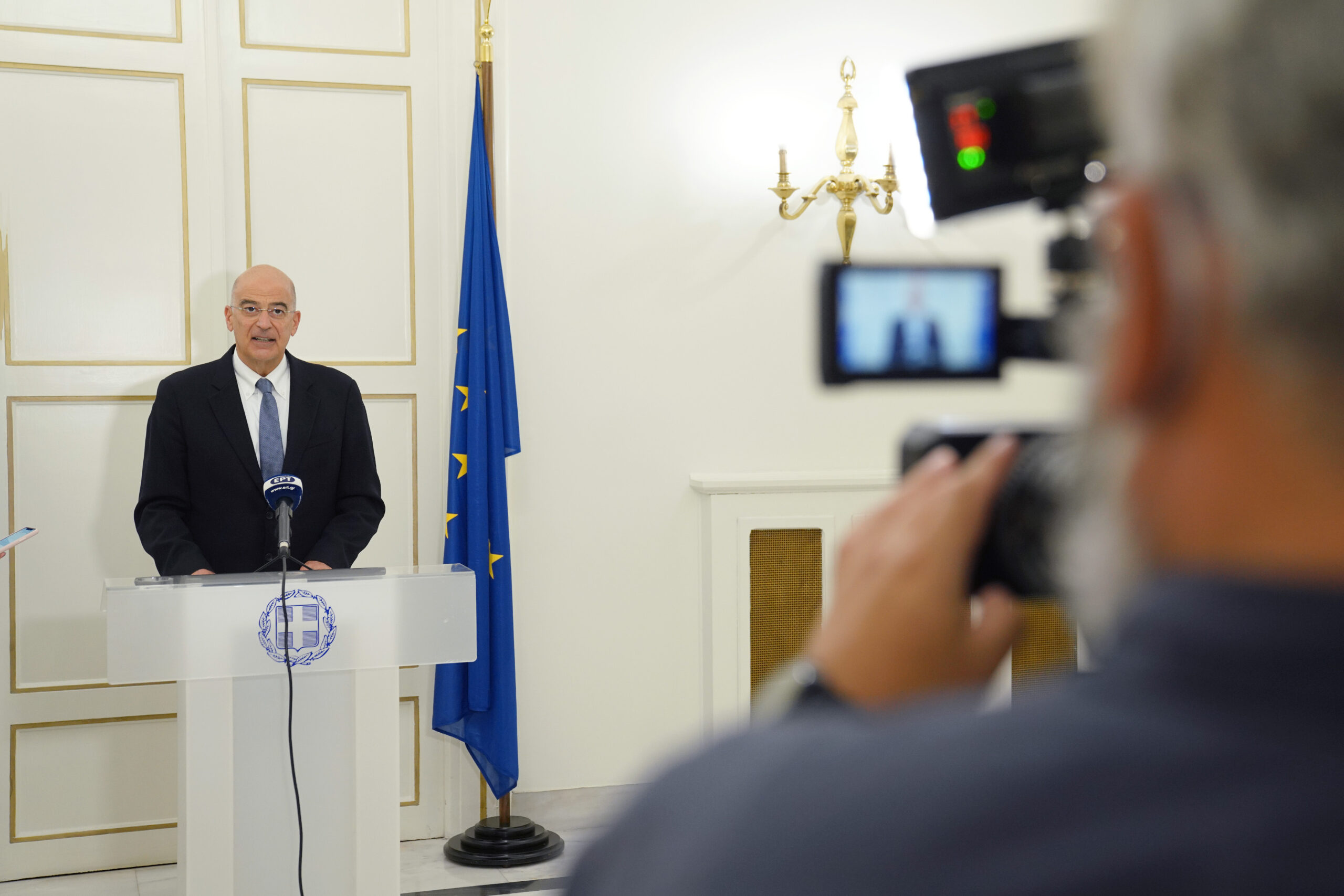 Ενημέρωση των εκπροσώπων των κοινοβουλευτικών κομμάτων από τον Υπουργό Εξωτερικών Ν. Δένδια (29.10.2020)