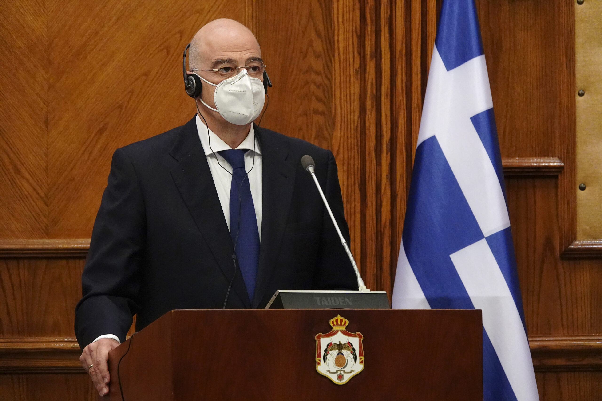 Αυθημερόν μετάβαση Υπουργού Εξωτερικών, Νίκου Δένδια, στην Ιορδανία για την τριμερή Σύνοδο Υπουργών Εξωτερικών Ελλάδας – Κύπρου – Ιορδανίας  (Αμμάν, 08.12.2020)