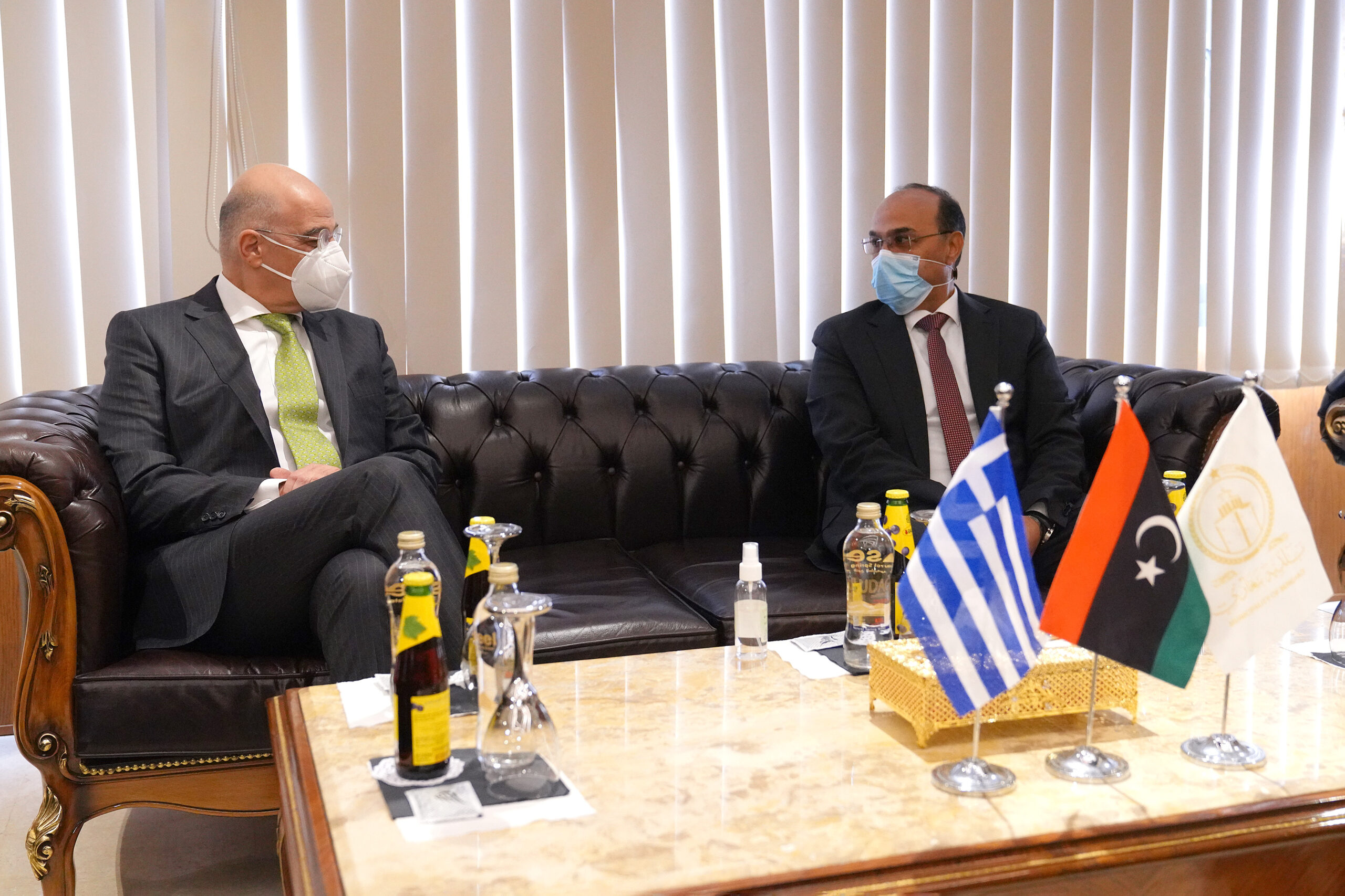 Mετάβαση του Υπουργού Εξωτερικών κ. Νίκου Δένδια στη Βεγγάζη, (12.04.2021)