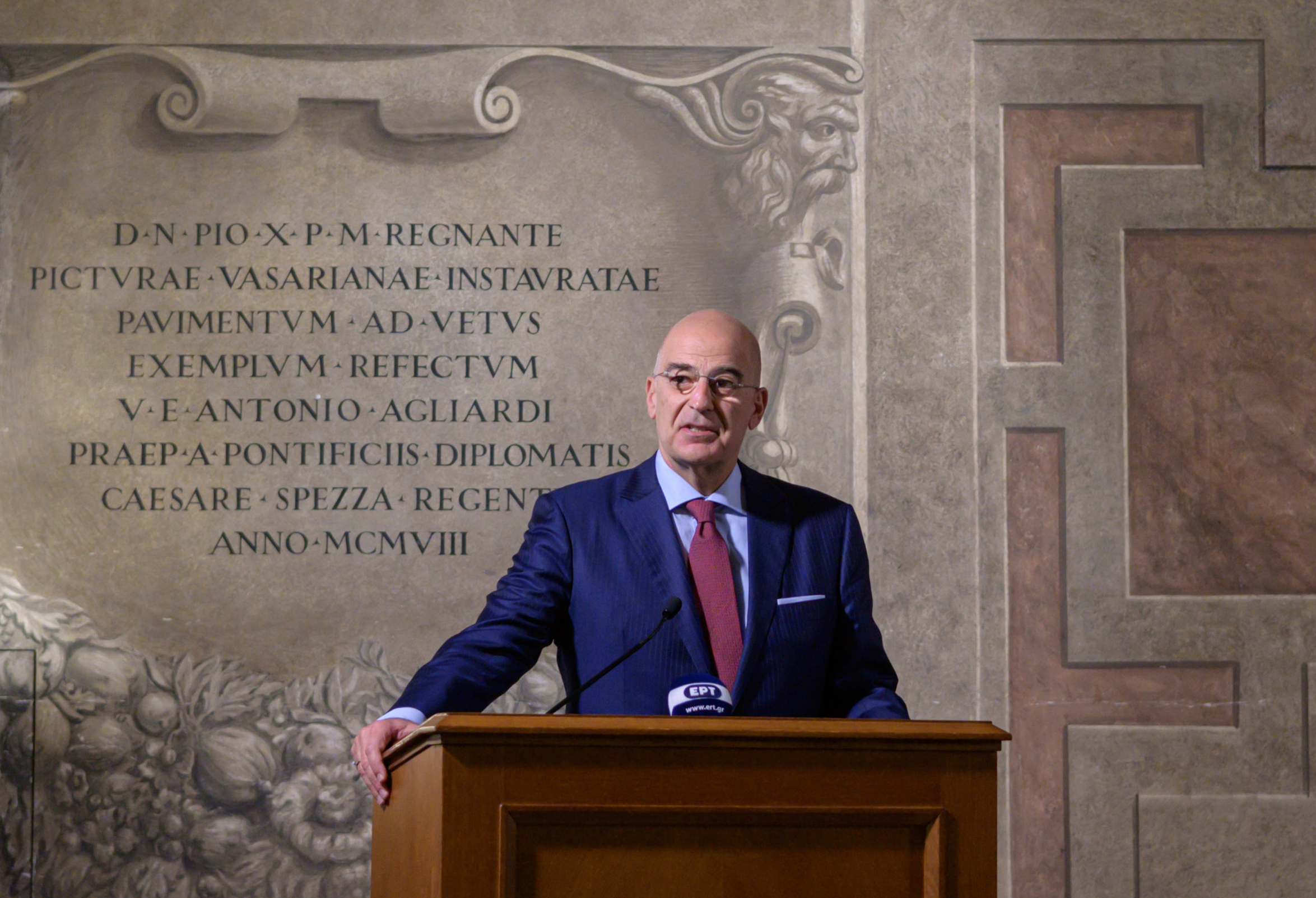 09112021 - εγκαίνια Έκθεσης ελληνικής τέχνης στο Βατικανό - Βατικανό