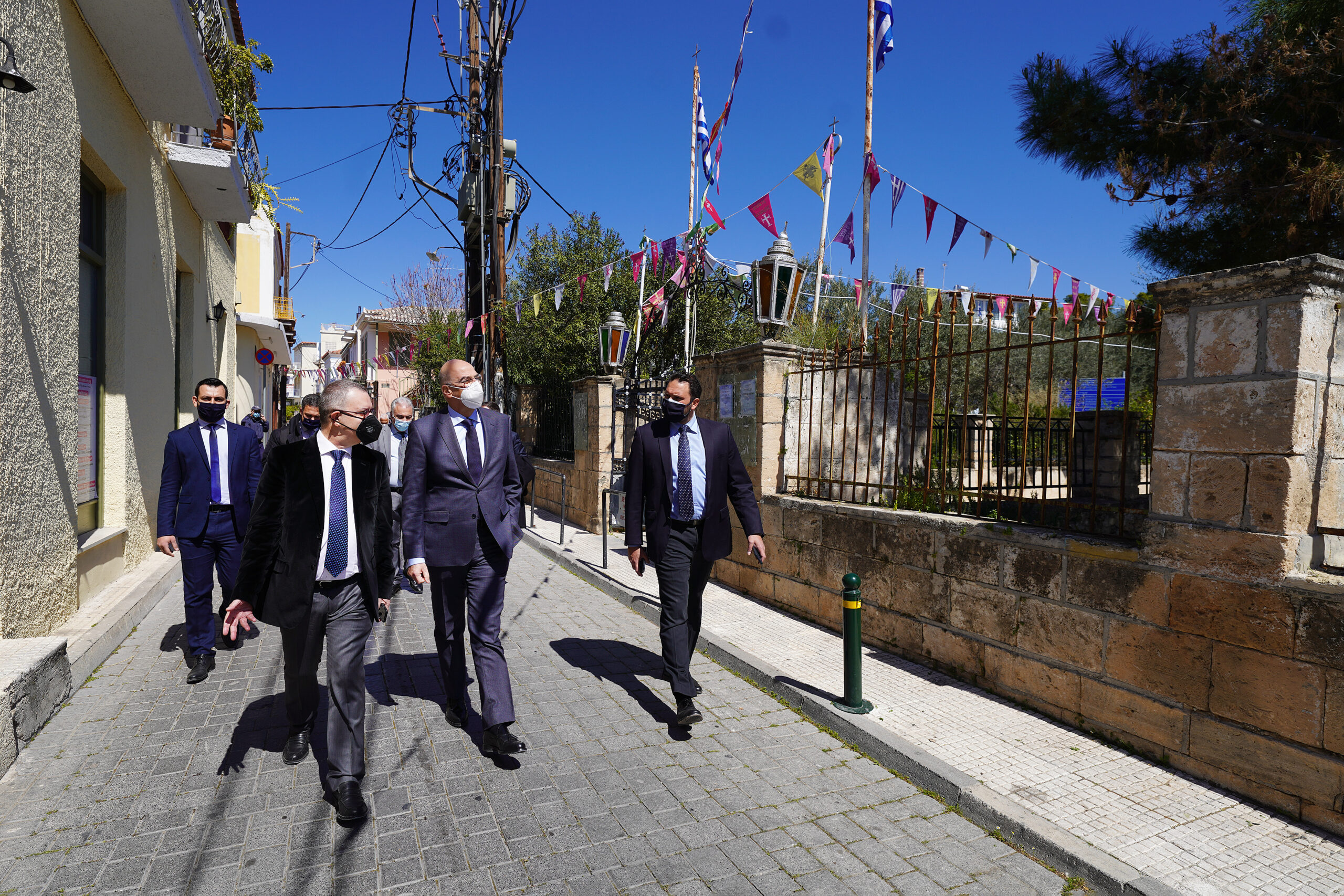 Συμμετοχή του Υπουργού Εξωτερικών Νίκου Δένδια σε εκδήλωση στο Κυβερνείο της Αίγινας για τον Ιωάννη Καποδίστρια, (Αίγινα, 26 Μαρτίου 2021)