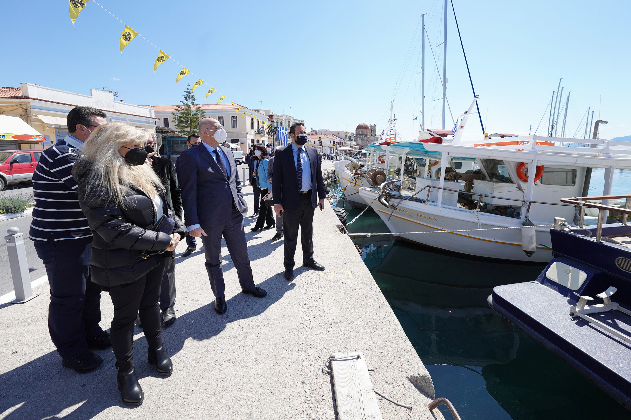 Συμμετοχή του Υπουργού Εξωτερικών Νίκου Δένδια σε εκδήλωση στο Κυβερνείο της Αίγινας για τον Ιωάννη Καποδίστρια, (Αίγινα, 26 Μαρτίου 2021)
