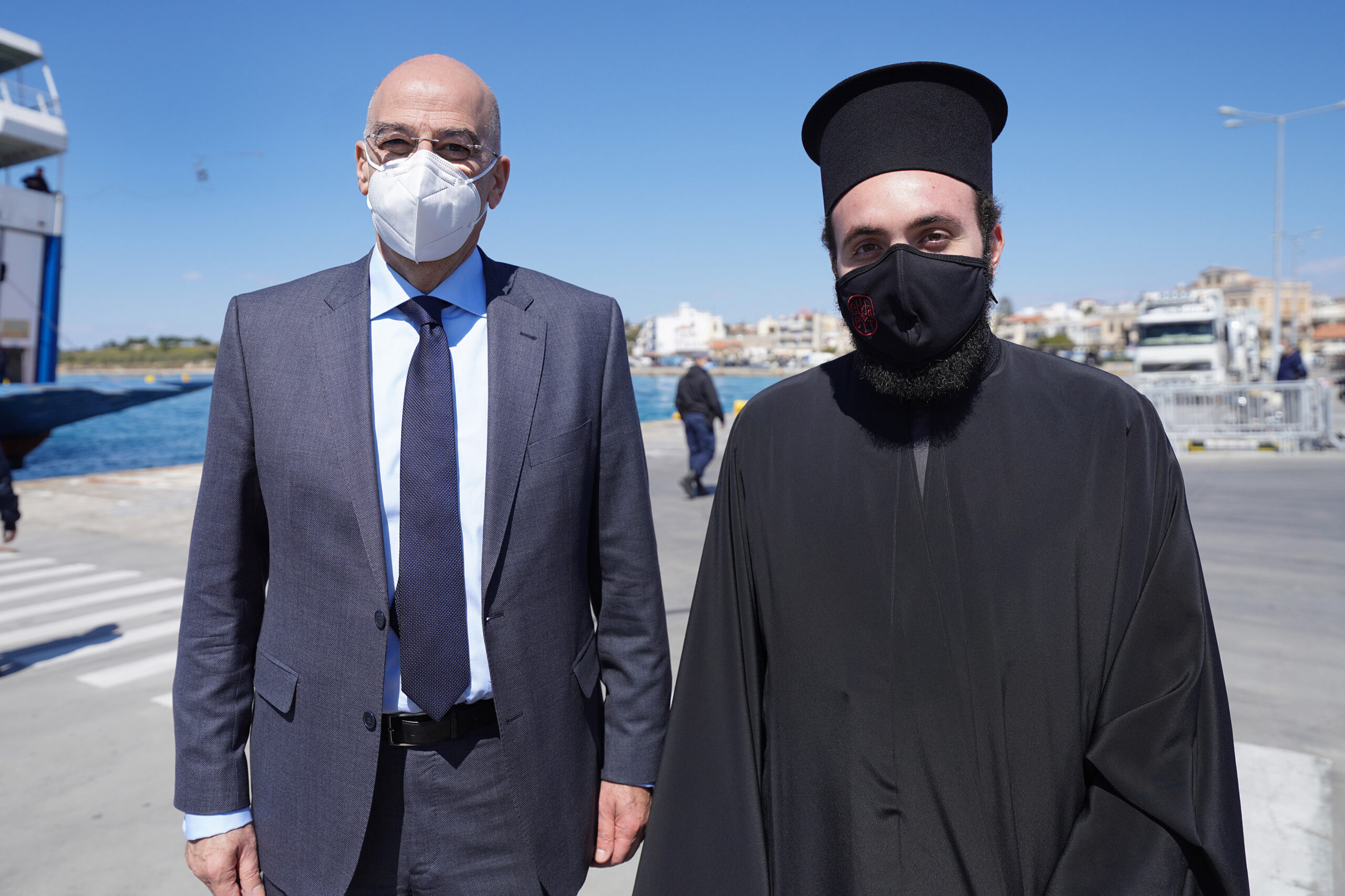 Συμμετοχή του Υπουργού Εξωτερικών Νίκου Δένδια σε εκδήλωση στο Κυβερνείο της Αίγινας για τον Ιωάννη Καποδίστρια, (Αίγινα, 26 Μαρτίου 2021)